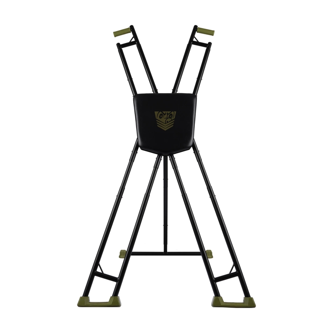 XR Brands Tactical Cross Black/Green, stalowa konstrukcja, 9-stopniowa regulacja, pianka THICC