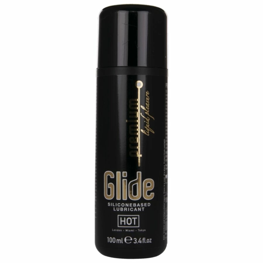 HOT Premium Silicone Glide – silikonowy lubrykant długotrwały, 100 ml, wodoodporny