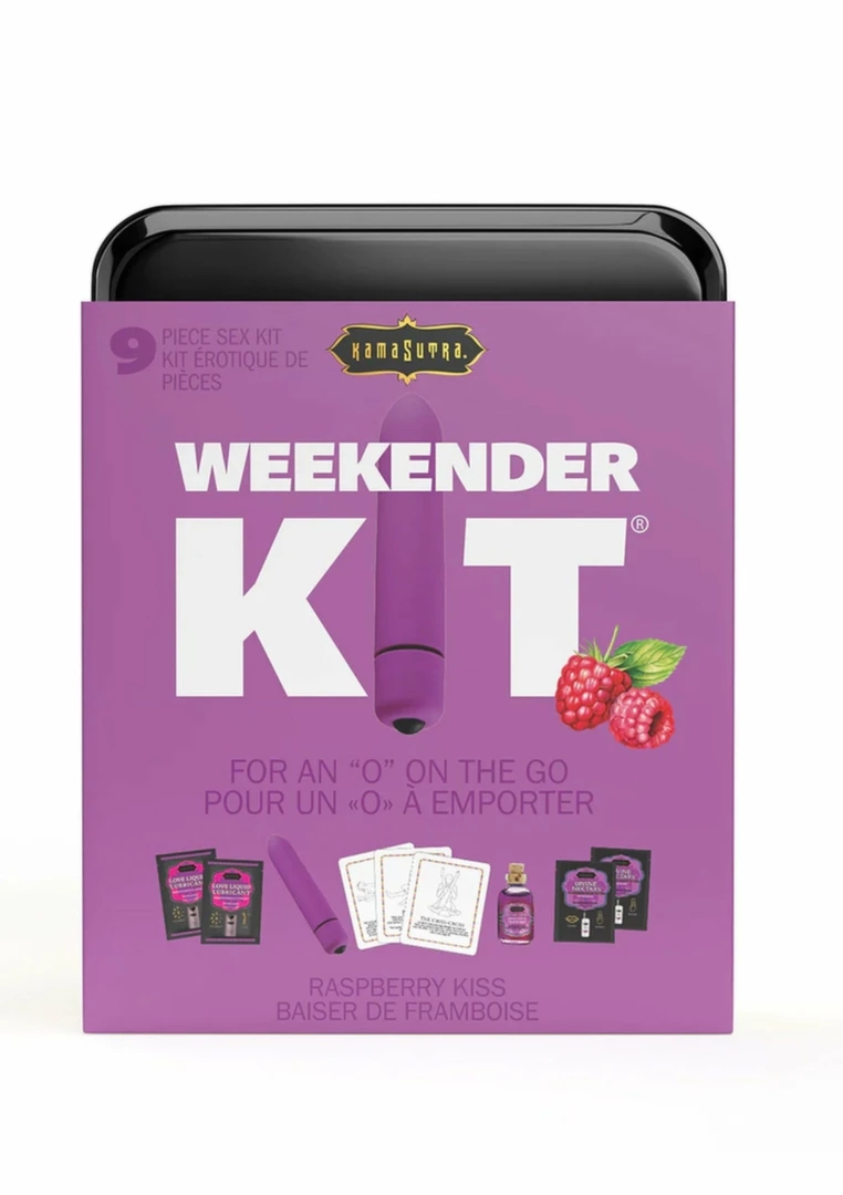 KamaSutra The Weekender Kit zestaw mini kosmetykow intymnych do podroży, praktyczne opakowanie