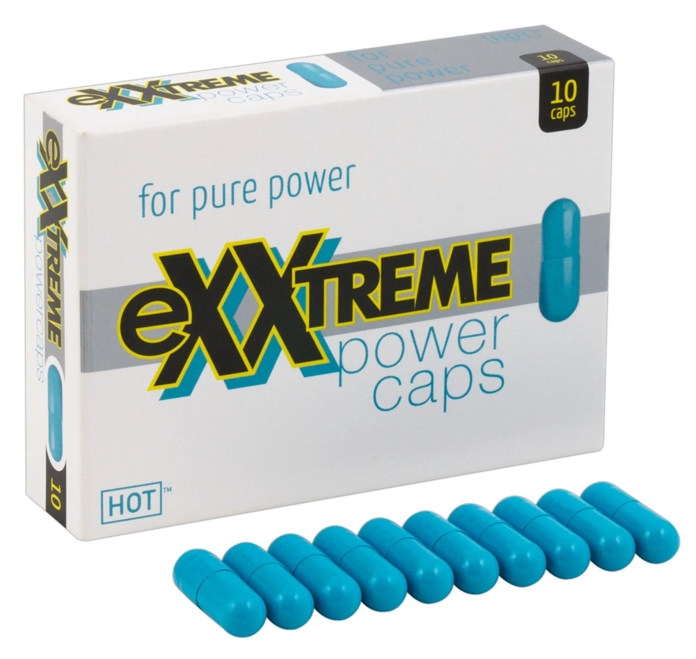 eXXtreme Power Caps 10 kapsułek – suplement diety dla mężczyzn, wygodne kapsułki