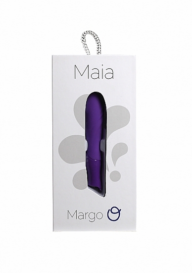Margo - silikonowy wibrator w kolorze fioletowym R308-L2 - Margo - Purple