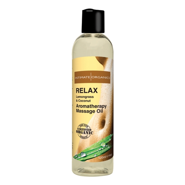 SexShop - Olejek do masażu organiczny - Intimate Organics Relax Massage Oil 120 ml