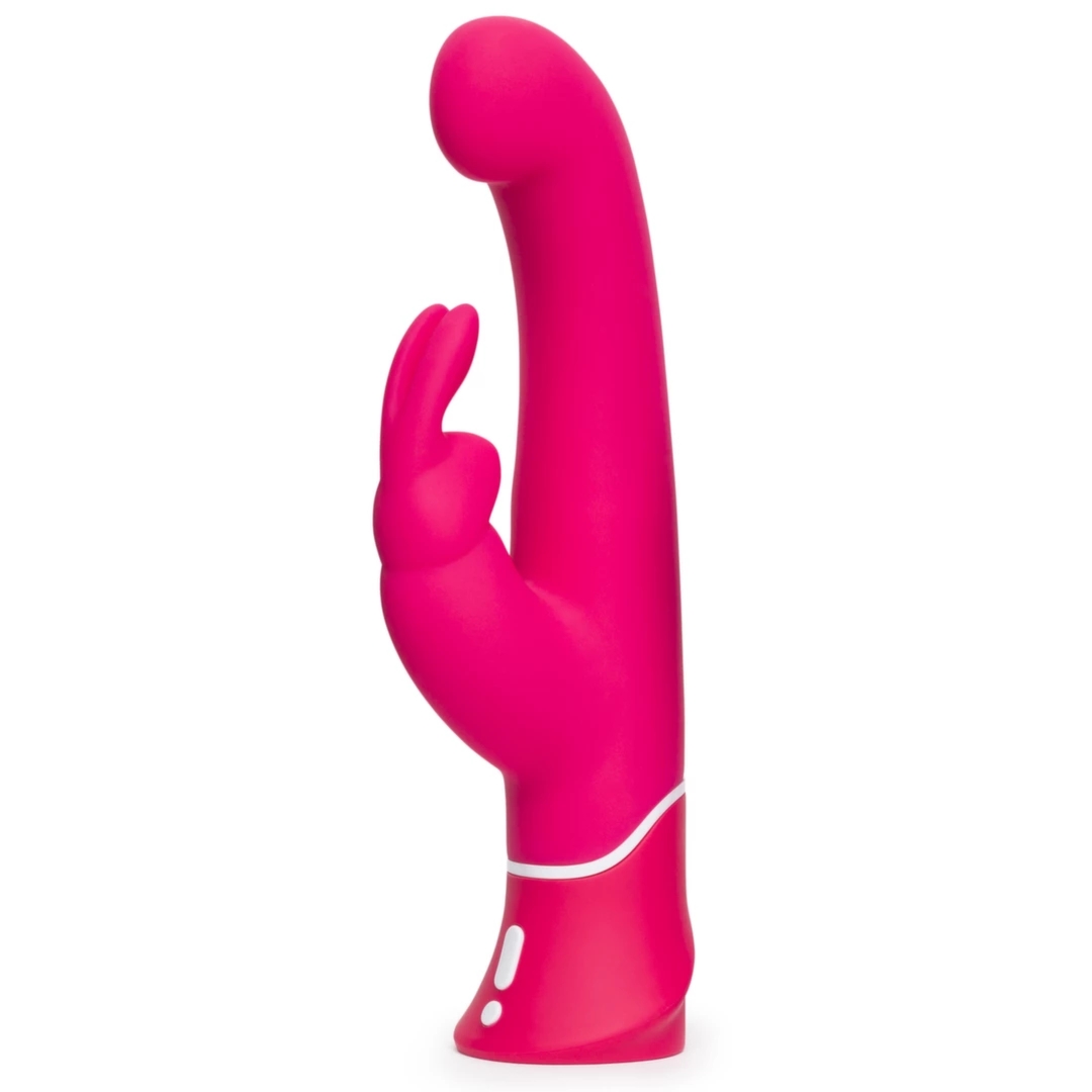 Happy Rabbit G-Spot Pink – masażer punktu G, podwójny system wibracji, silikon medyczny