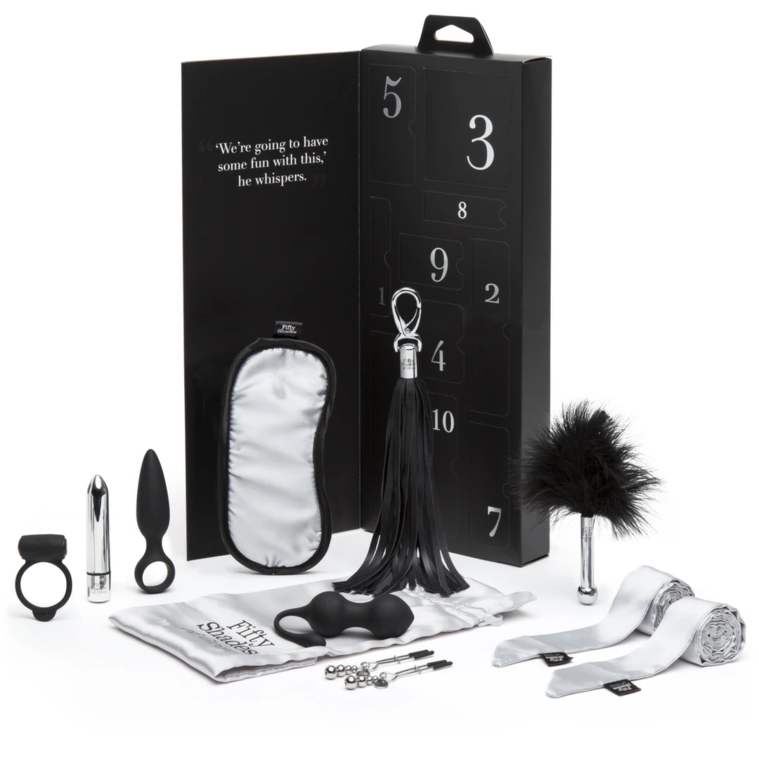 Fifty Shades of Grey Freed 10 Days of Pleasure – zestaw akcesoriów, kalendarz prezentowy, 10 elementów