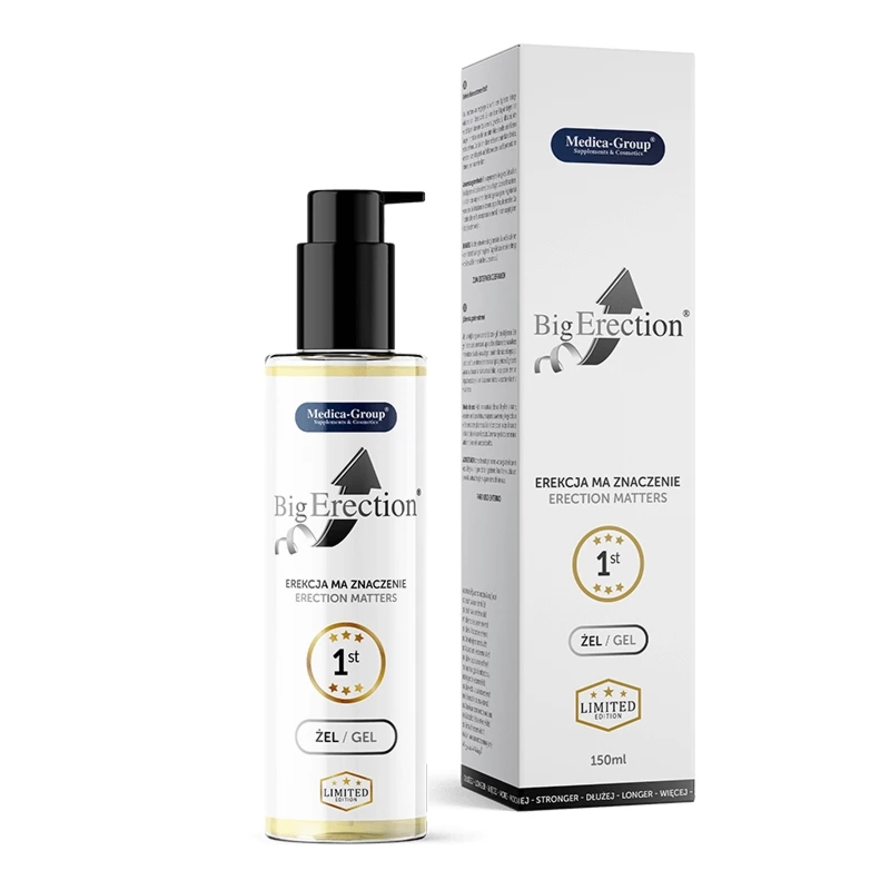 Medica-Group Bigerection żel pielęgnacyjny dla mężczyzn, guarana, żeń-szeń, 150 ml
