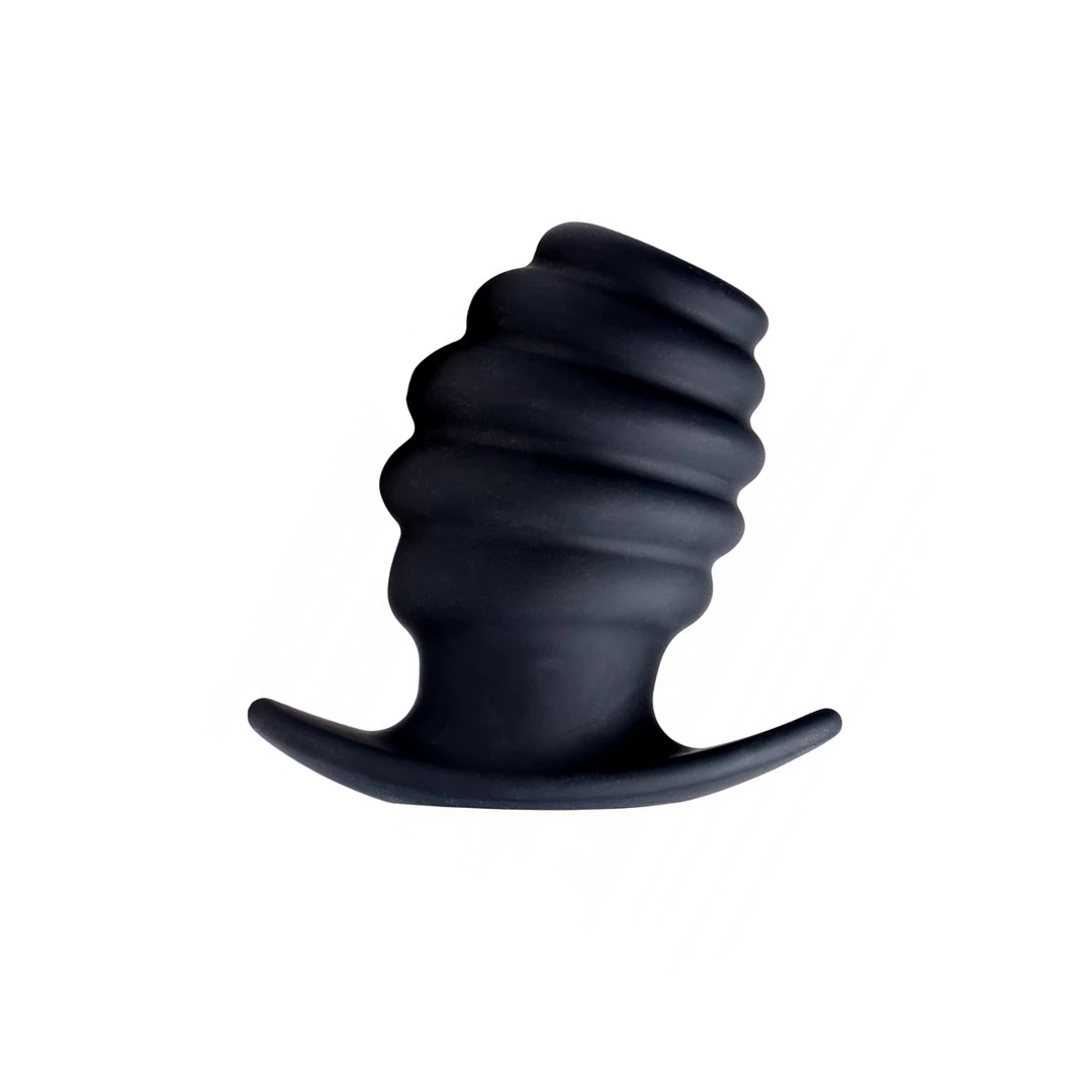 XR Brands Tunnel Plug Medium – Silikonowy korek tunelowy, średni rozmiar, czarny
