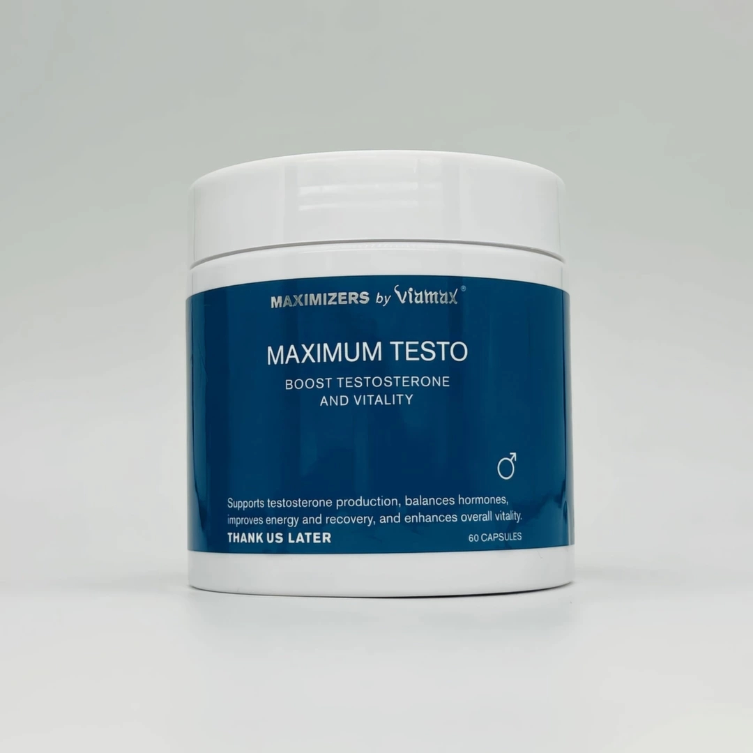 Viamax Maximizers Maximum Testo 60 kapsułek, wsparcie energii, suplement dla mężczyzn