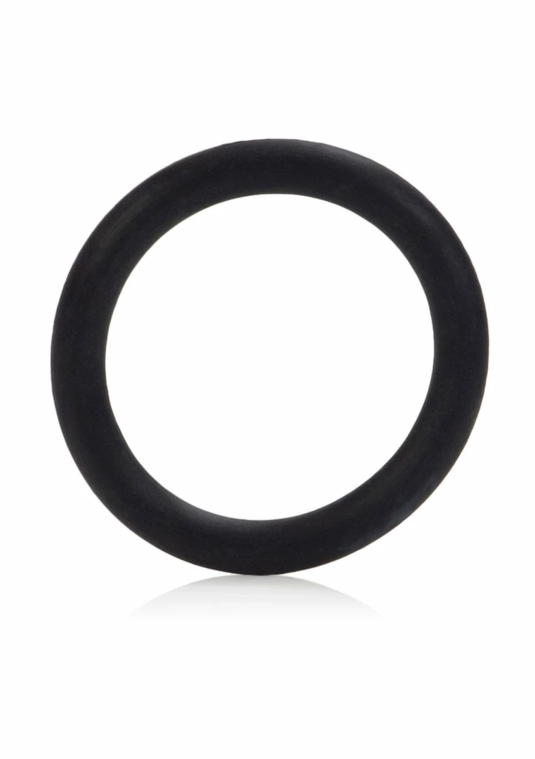 CalExotics Rubber Ring Medium – elastyczny pierścień wspierający, średni rozmiar, czarny
