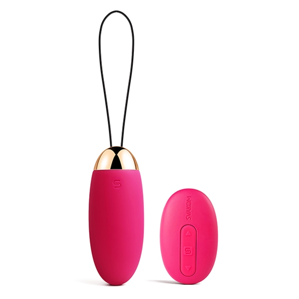Sexshop - Svakom Elva Vibrating Egg Czerwony - Zdalnie sterowane jajeczko wibrujące - online