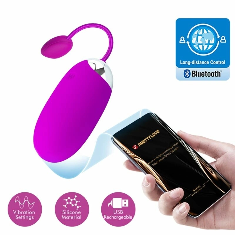 Pretty Love Abner model interaktywny z aplikacją Bluetooth, silikon medyczny, ładowany USB