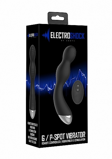 Wibrator do Punktu G  Z ELEKTROSTYMULACJĄ pilot - Electro Shock - G-Spot Vibrator - Black