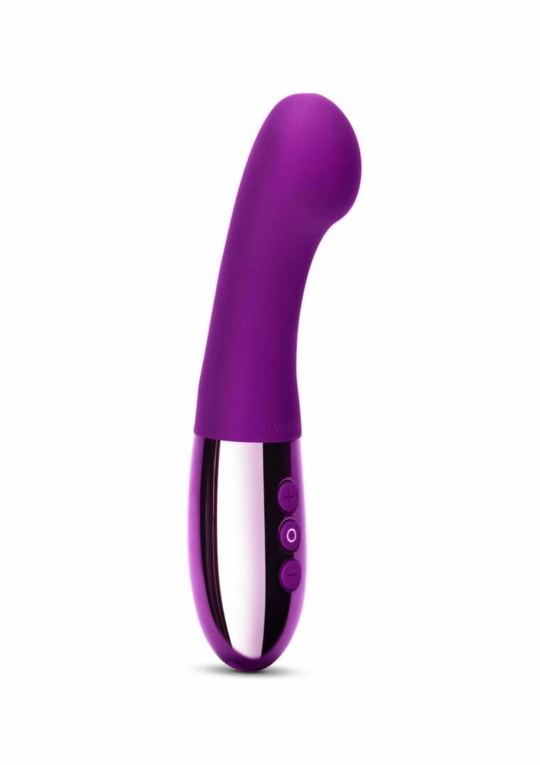 Le Wand Gee – model intymny z ładowaniem USB, elastyczną szyjką i wieloma trybami, fioletowy