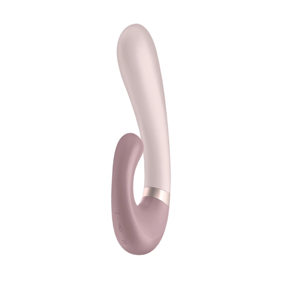 Satisfyer Heat Wave podwójny model króliczek z funkcją podgrzewania, 2 silniki, 12 trybów