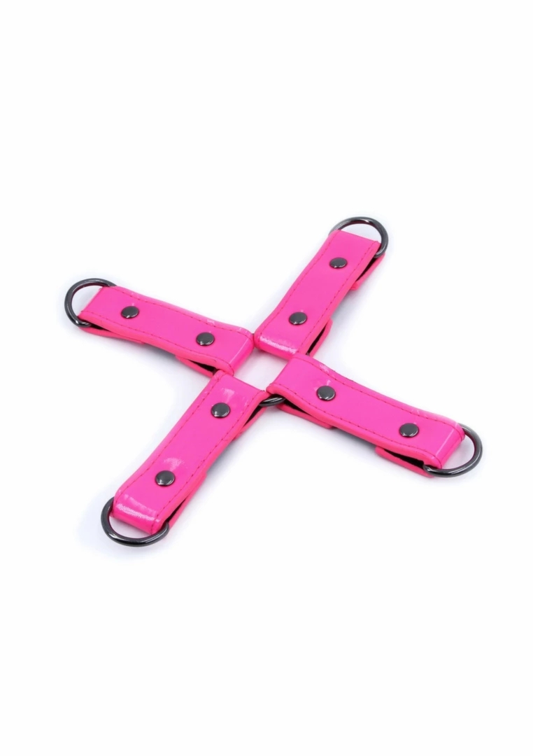 NS Novelties Electra Hog Tie system mocowań z wyściółką neoprenową czarny