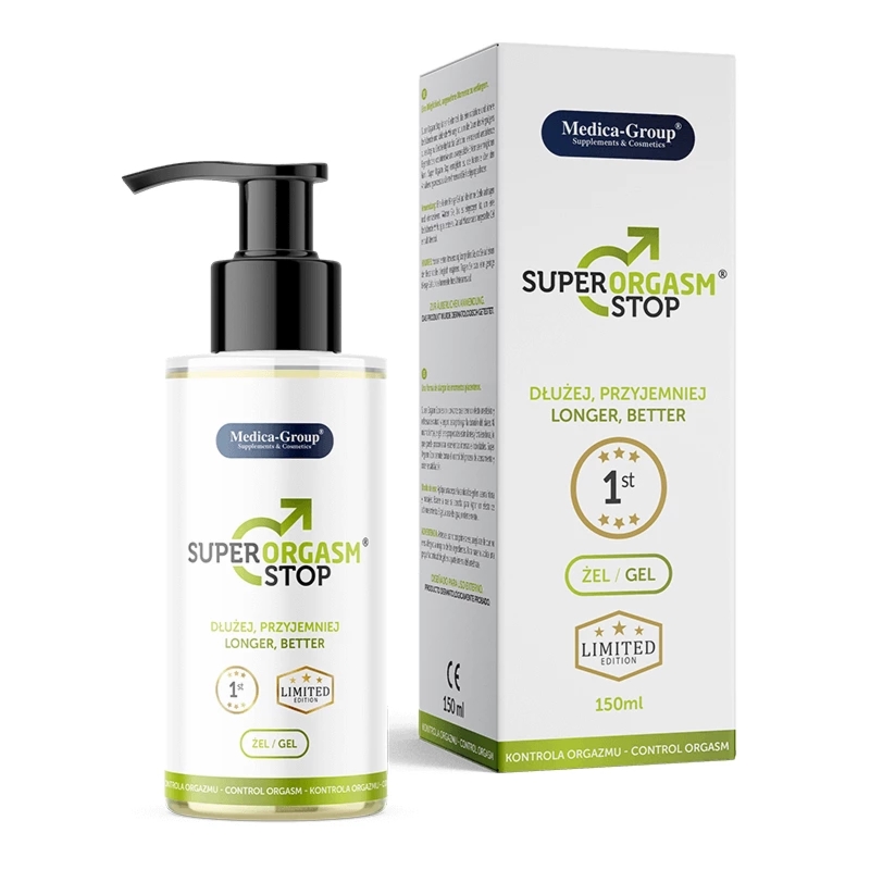 Super Orgasm Stop żel intymny opóźniający działanie, chłodzący, 150 ml