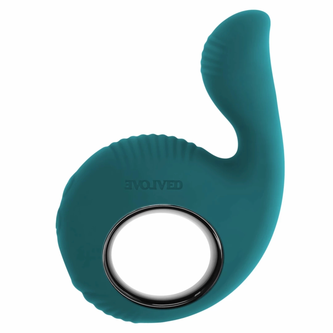 Evolved Thumbs Up – dwusilnikowy model silikonowy, wodoodporny, 10 trybów pracy