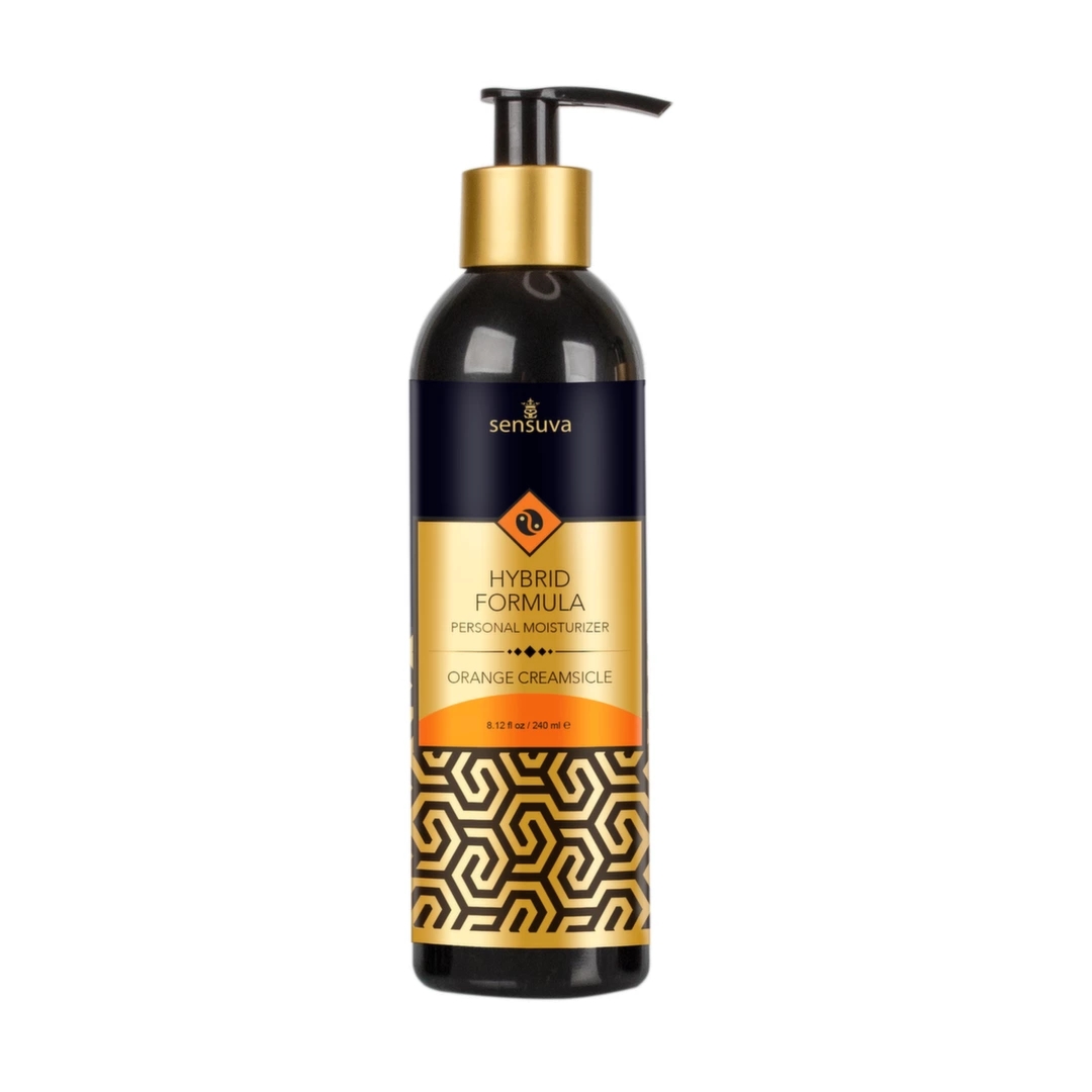 Sensuva Hybrid Formula Kremowy Nawilżacz Pomarańczowy 240 ml – Wodno-Silikonowy, Delikatny