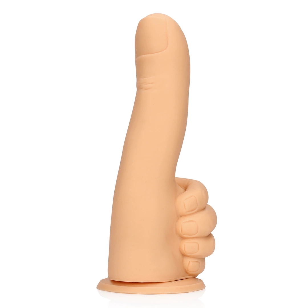 Thumbs Up Model Flesh – anatomiczny silikonowy gadżet w kolorze cielistym, kształt kciuka, łatwy w czyszczeniu