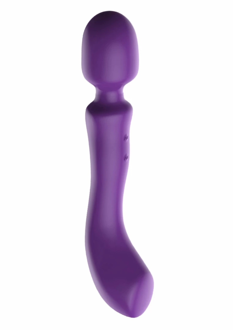 She.E.O Double-Sided Wand masażer wibracyjny dwustronny silikonowy, 7 trybów USB-C