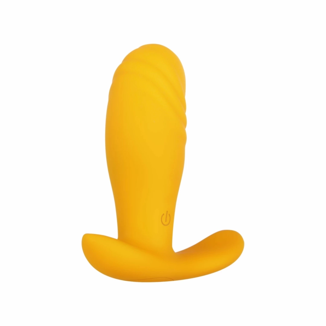 Evolved Novelties Creamsicle Orange – wibrująca zatyczka analna z pilotem, 12 trybów, pomarańczowa
