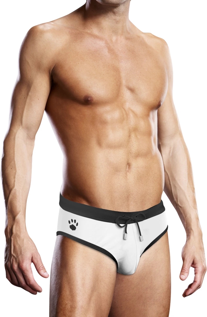 Prowler Swim Briefs białe XL męskie figi kąpielowe, oddychające i szybkoschnące