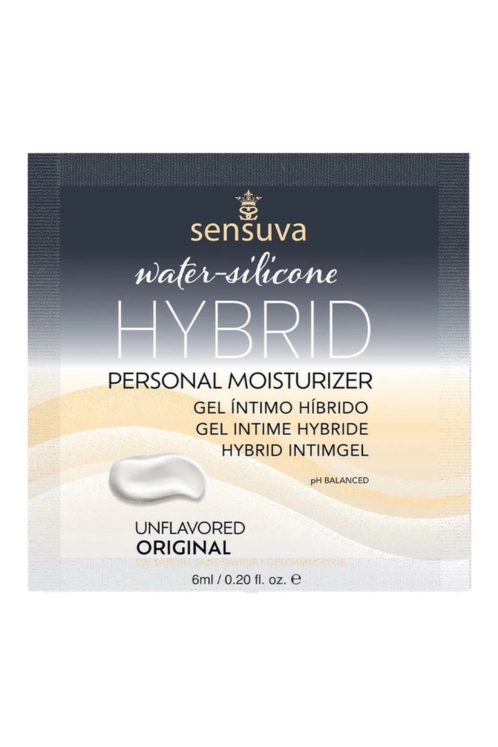 Sensuva Hybrid Personal Moisturizer Original 6 ml, hybrydowy żel nawilżający, bezsmakowy