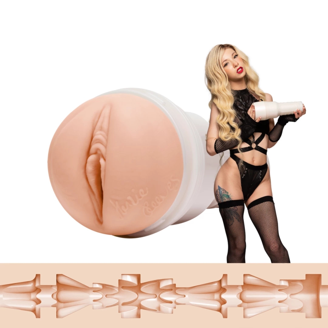 Fleshlight Girls Kenzie Reeves Creampuff maszyna intymna anatomiczna, SuperSkin, 25 cm