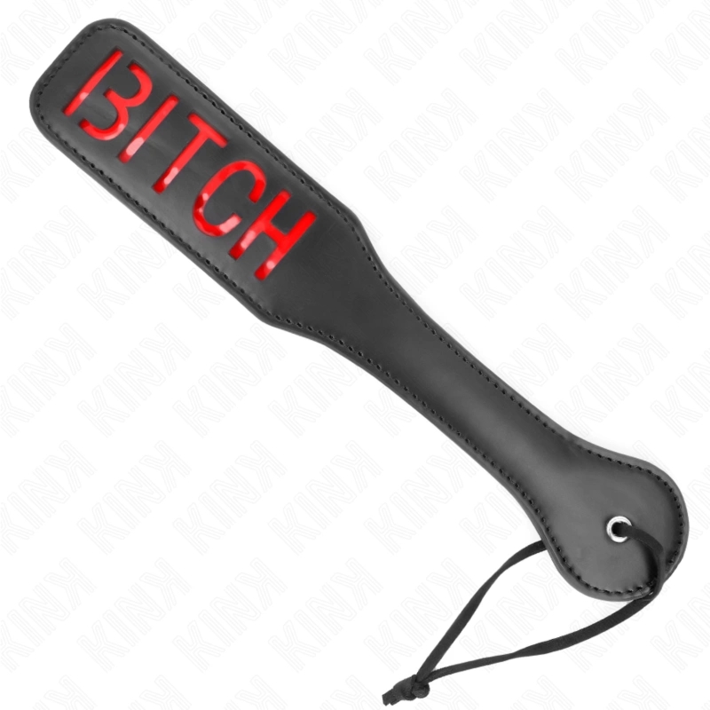 KINK Paleta Narożna Bitch Round 32x6 cm – wytrzymała skórzana, ergonomiczny uchwyt