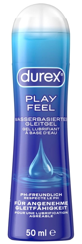 Durex Play Feel – Żel nawilżający wodny 50 ml, bezbarwny, neutralny