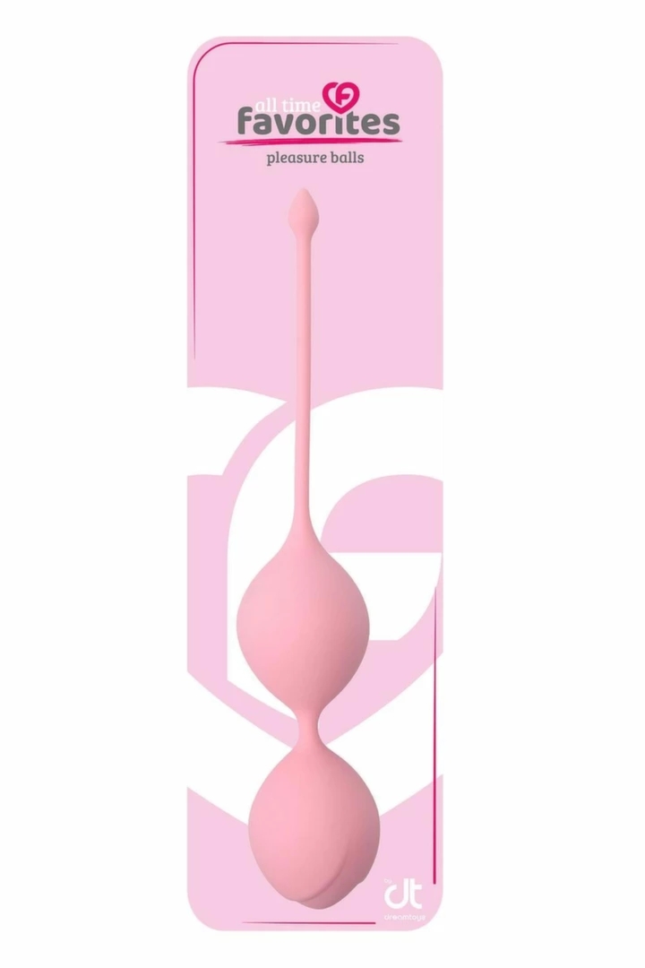 ALL TIME FAVORITES Pleasure Balls 36mm – silikonowe kulki treningowe, metalowe wnętrze, 90 g
