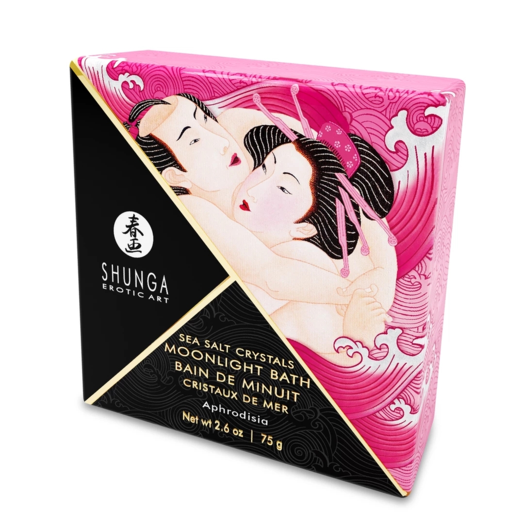 Shunga Sól do kąpieli Aphrodisia 75g z Morza Martwego, aromatyczna formuła relaksacyjna