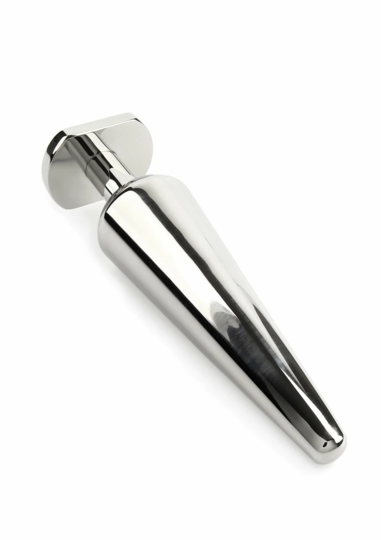 Mr. Steel Heavy Steel Plug Large stal nierdzewna, anatomiczny kształt, duży rozmiar