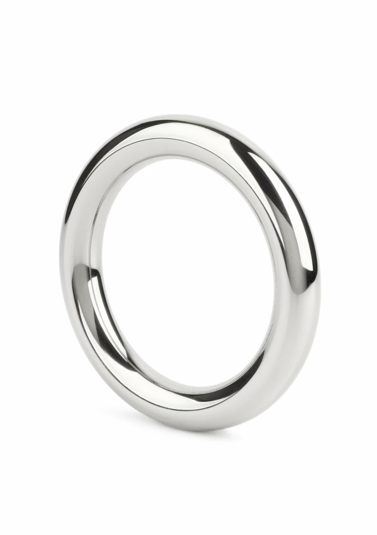 Mr. Steel The Prince C-Ring stalowy pierścień 10mm x 50mm, minimalistyczny, polerowana stal