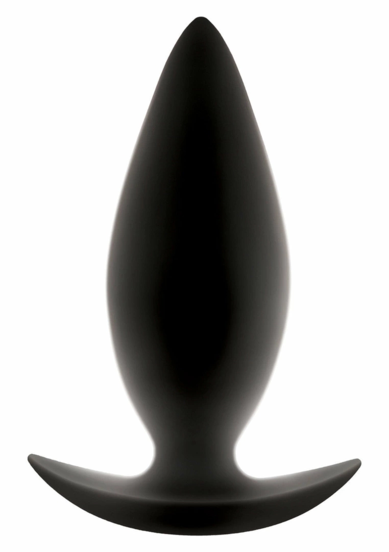Renegade Spades Medium – silikonowy korek anatomiczny czarny, medyczny silikon, podstawa typu T