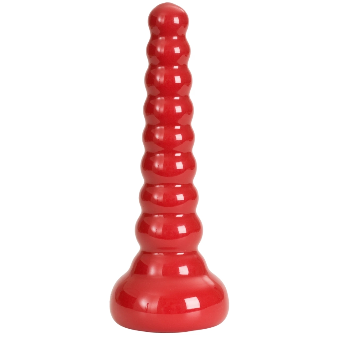 Doc Johnson Red Boy Korek krystaliczny 21,6 cm, Sil-A-Gel, antybakteryjna powierzchnia