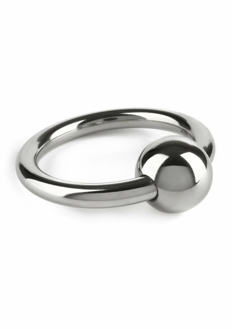 Mr. Steel Ball Closure C-Ring 40mm stal nierdzewna, minimalistyczny pierścień z kulkowym zamknięciem