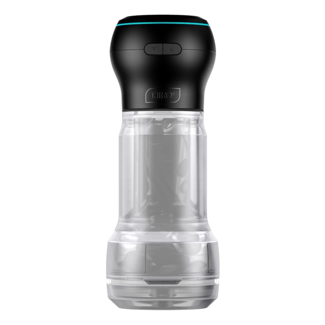 Kiiroo Feel Pocket Crystal & PowerBlow zestaw przezroczysty, system ssący, duży rozmiar