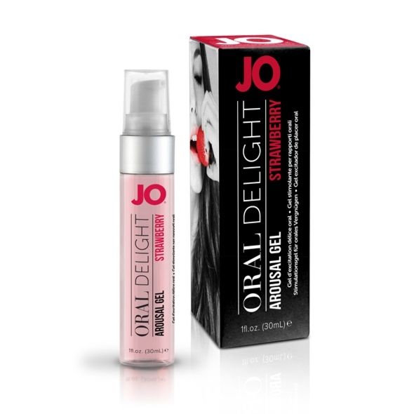 SexShop - Żel do seksu oralnego - System JO Oral Delight 30 ml truskawkowy