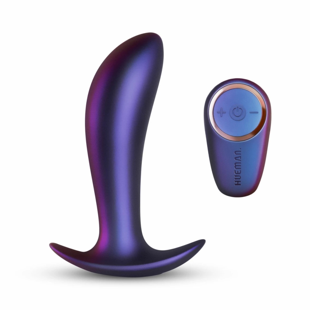 Hueman Uranus – Wibrująca sonda anatomiczna z pilotem, 10 trybów, silikon medyczny