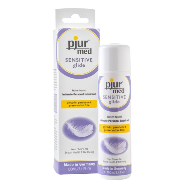 SexShop - Delikatny żel nawilżający - Pjur MED Sensitive Glide Waterbased 100 ml