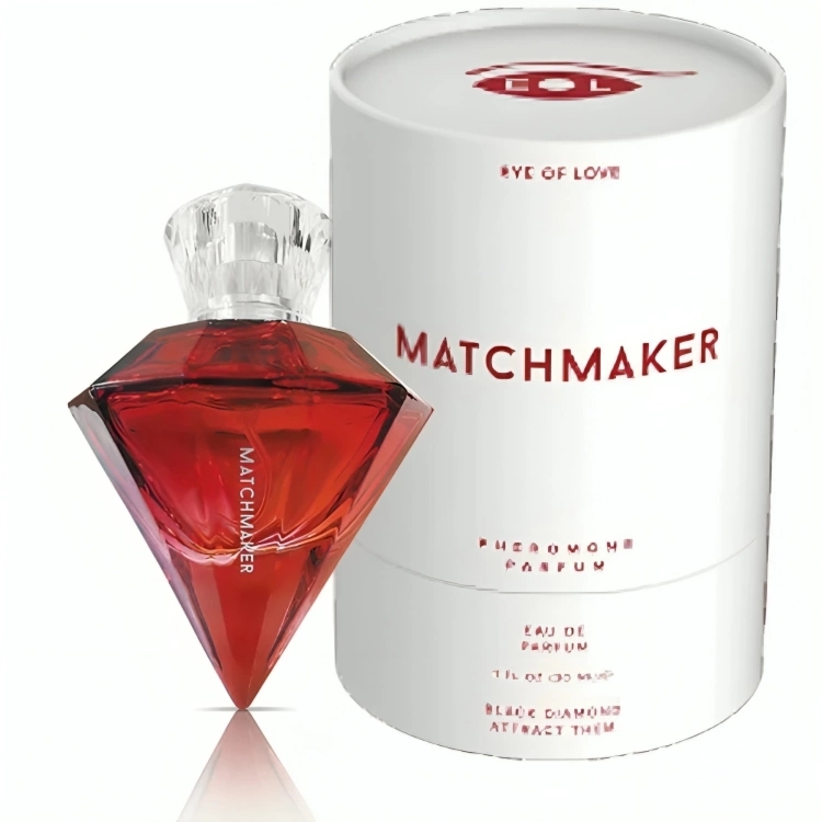 Eye of Love Matchmaker Red Diamond perfumy z feromonami unisex 30ml – jaśmin, grejpfrut, bioidentyczne feromony