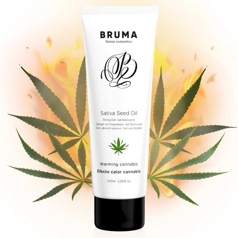 BRUMA Żel Nawilżający Intymny Konopny Rozgrzewający 100 ml Naturalny Aromat