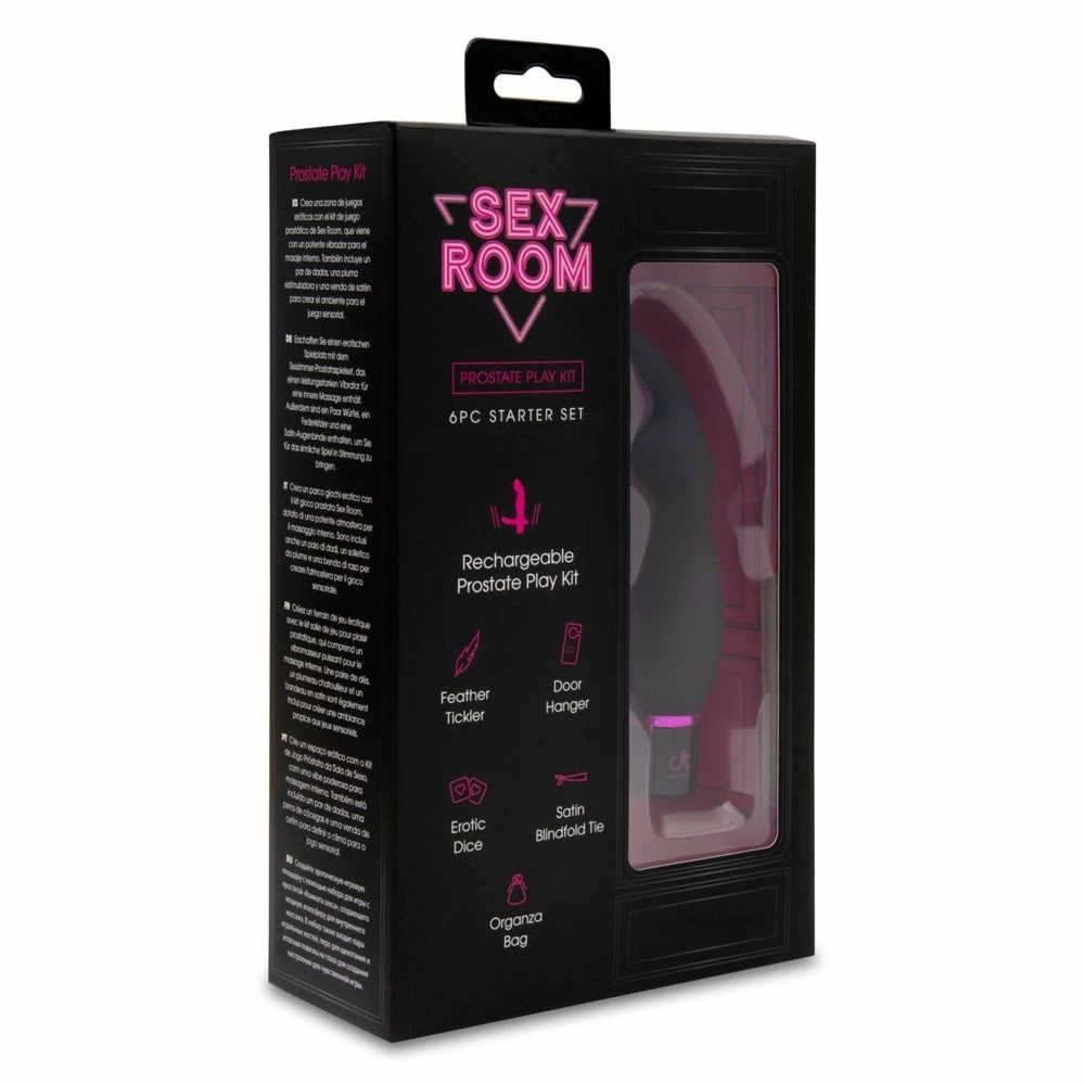 SEX ROOM Raunchy Kit – zestaw do eksploracji z maszyną intymną USB i akcesoriami sensorycznymi