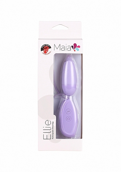 Ellie Maia - Jajko wibrujące z języczkiem lawendowe - JM-19112