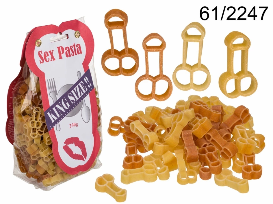 Sex Pasta Makaron Włoski Dwukolorowy z Chilli 250g Zabawny Gadżet Imprezowy