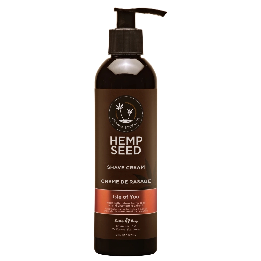 Earthly Body Hemp Shave Cream 237ml – Krem do Golenia z Olejem Konopnym Isle of You