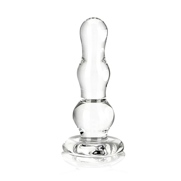SexShop - Szklany stopniowany plug analny - Glas Glass Butt Plug
