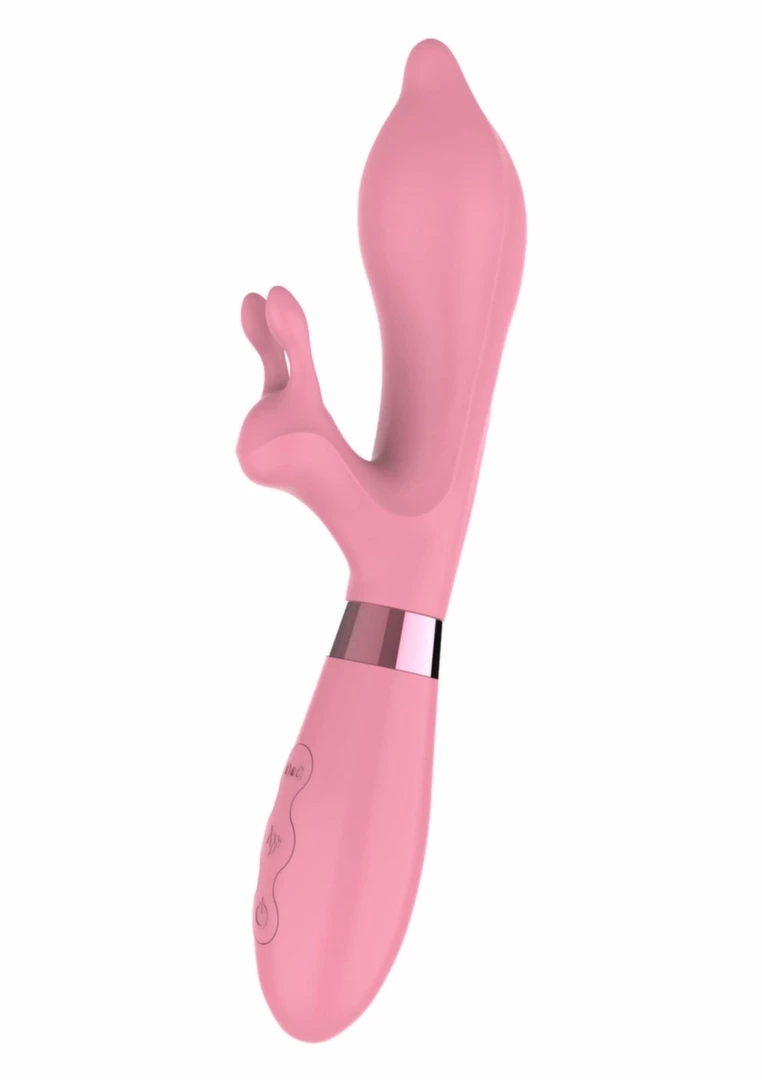 TOYJOY Funky Playhouse Vibrator – silikonowy model z podwójnym silnikiem, 7 trybów, fioletowy