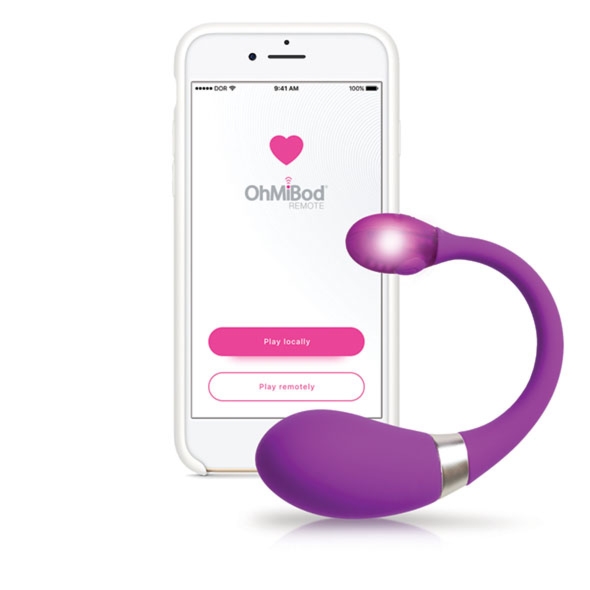 Sexshop - Kiiroo OhMiBod Esca Purple  - Sterowane aplikacją jajeczko - online