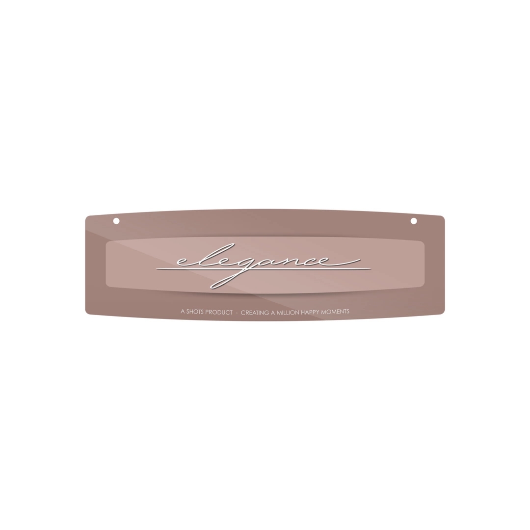 Brand Sign Elegance panel dekoracyjny premium 50x70 cm, czarno-złoty motyw